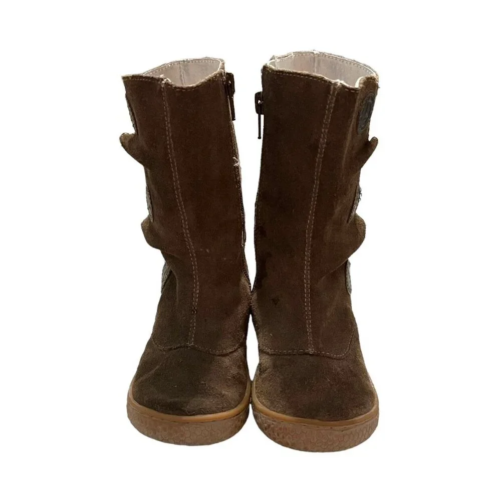 Livie & Luca Sz 8 Marchita Tiempo Brown Suede Boots